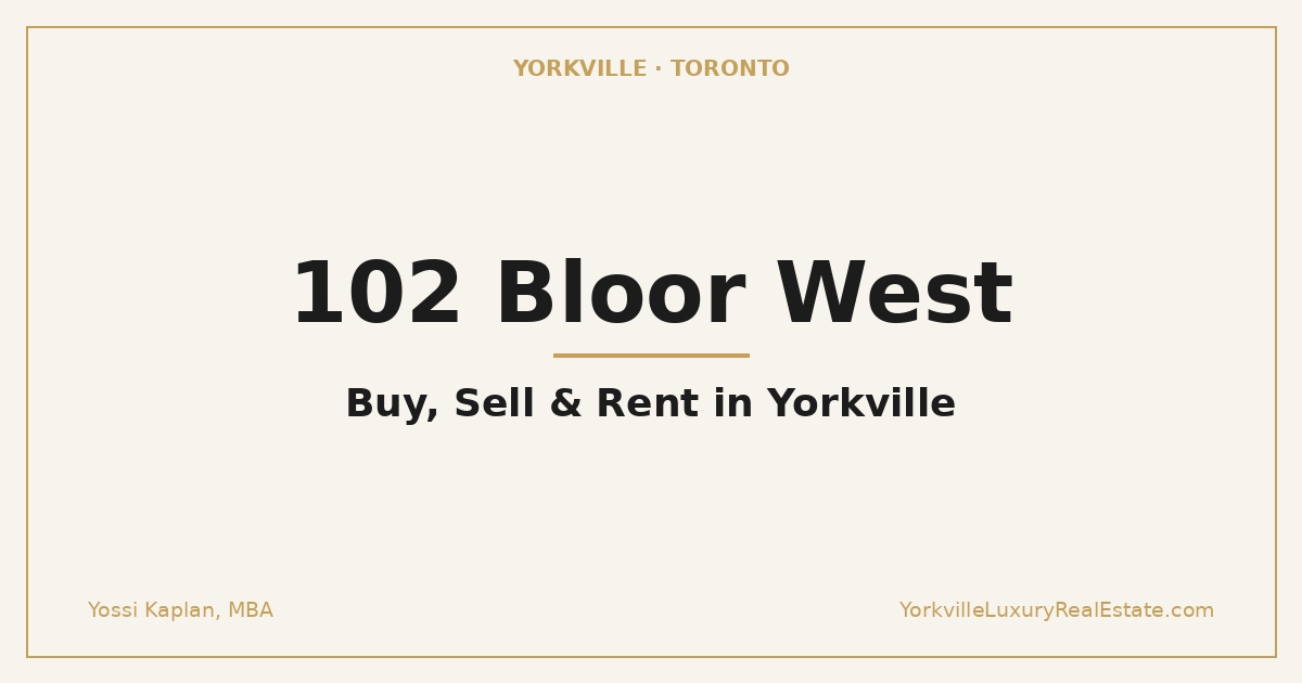 102 Bloor West branded building guide thumbnail