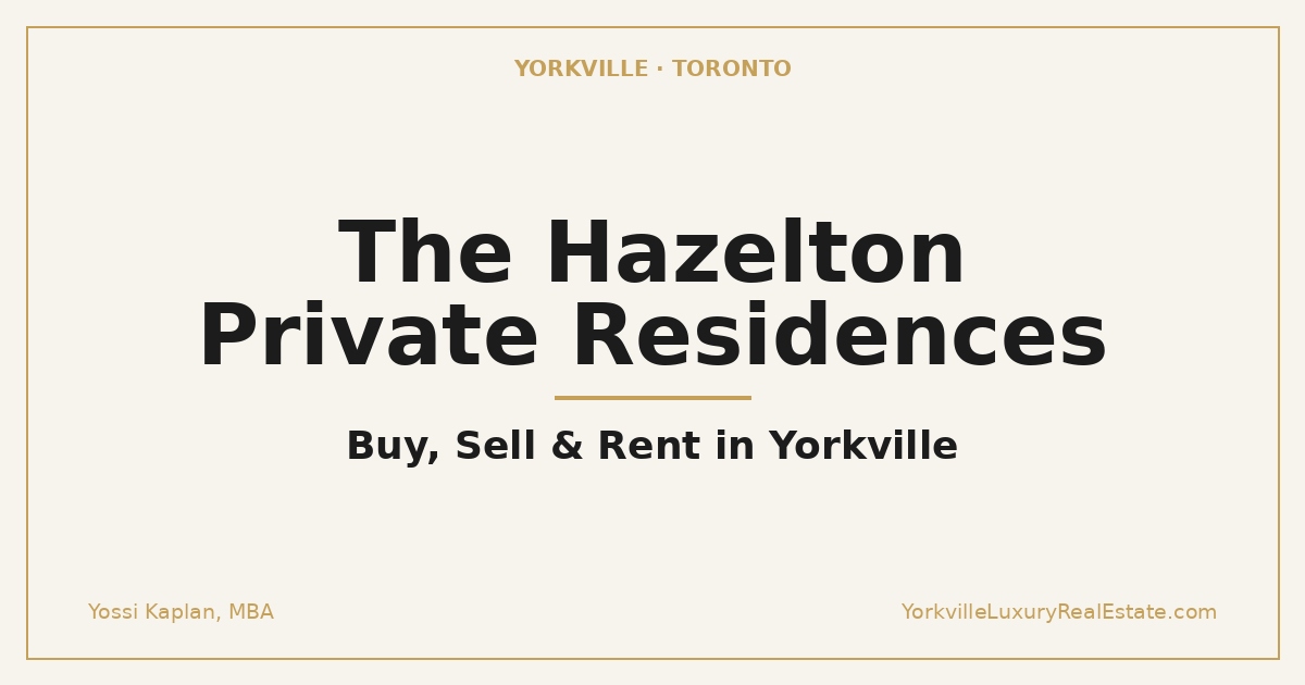 The Hazelton Private Residences branded building guide thumbnail
