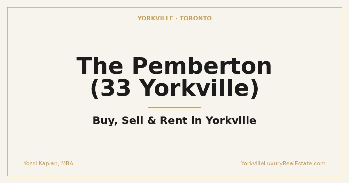 The Pemberton (33 Yorkville) branded building guide thumbnail