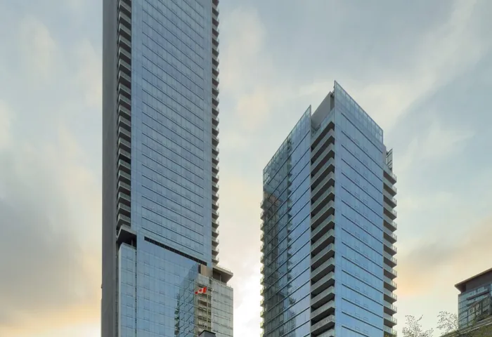Completed 55-storey Four Seasons West Tower at 50 Yorkville Avenue Toronto
