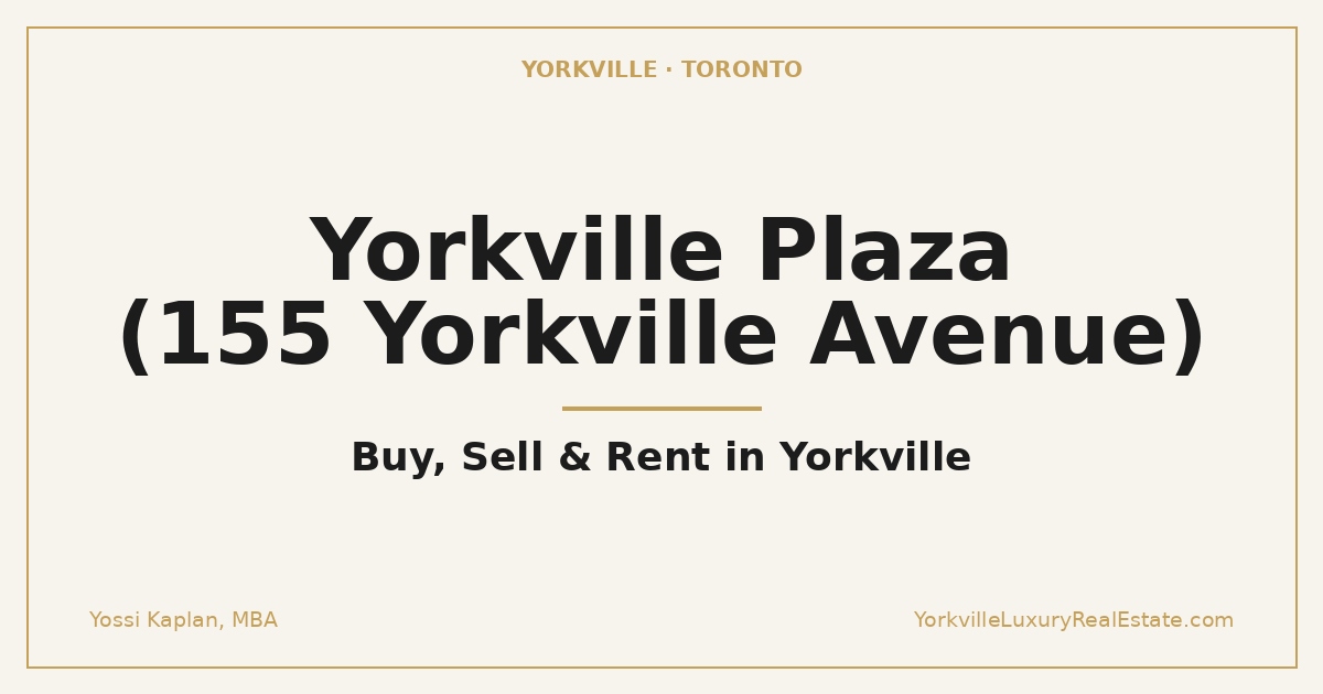 Yorkville Plaza (155 Yorkville Avenue) branded building guide thumbnail